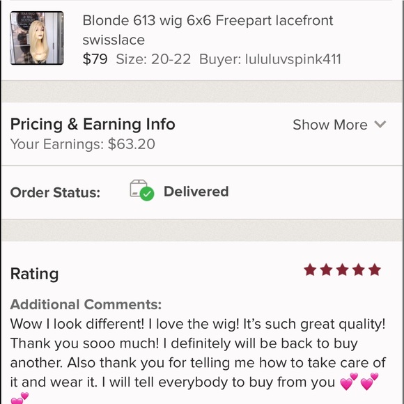 Wig 6X6 Freepart Swisslace Wig 2020 - Picture 8 of 10